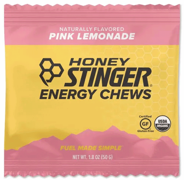 Honey Stinger Organic Energy Chews Pink Lemonade