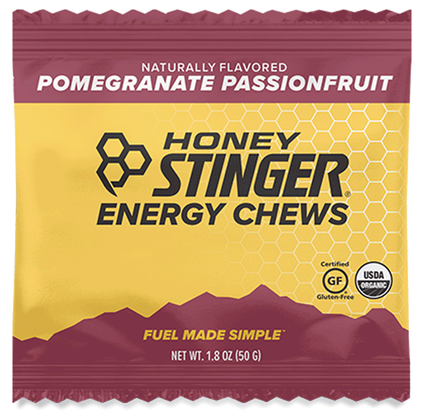 Honey Stinger Organic Energy Chews Pomegranate Passionfruit