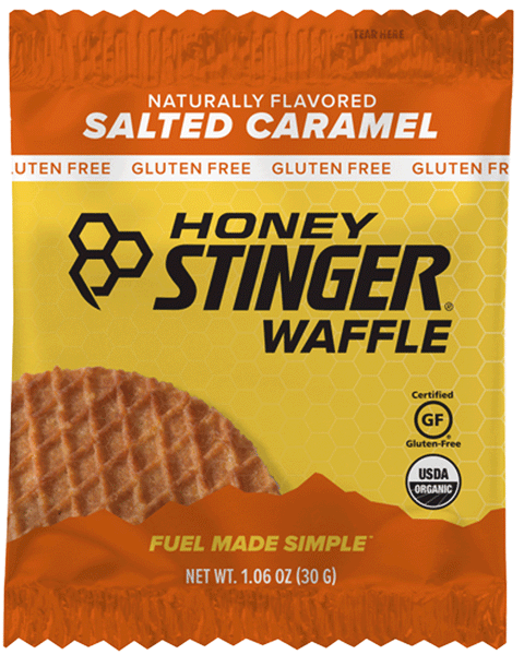 Honey Stinger Organic Gluten Free Salted Caramel Waffle