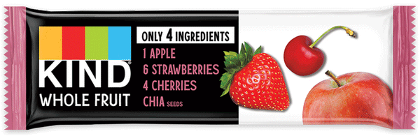 KIND Whole Fruit Apple Strawberry Cherry Chia