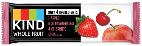 KIND Whole Fruit Apple Strawberry Cherry Chia