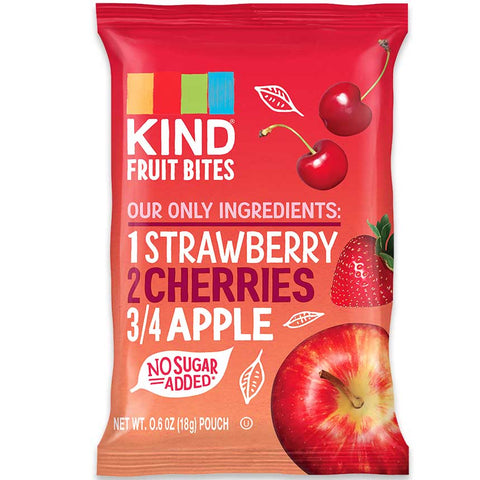 KIND Fruit Bites Strawberry, Cherries & Apple