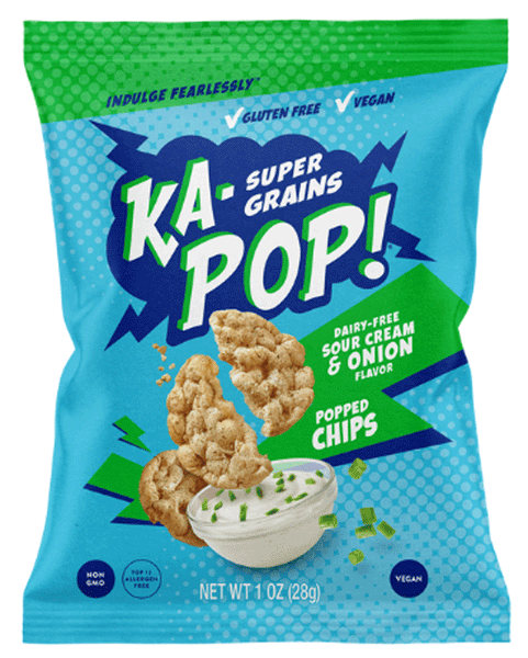 Ka-Pop Dairy-Free Sour Cream & Onion Popped Chips
