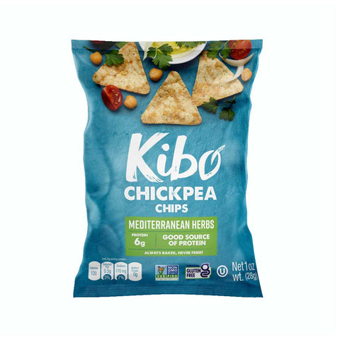 Kibo Chickpea Chips Mediterranean Herbs