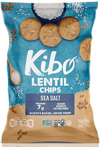 Kibo Lentil Chips Sea Salt