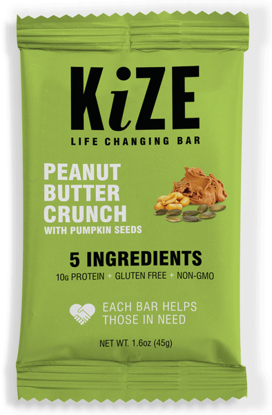 KiZE Raw Energy Bar Peanut Butter Crunch