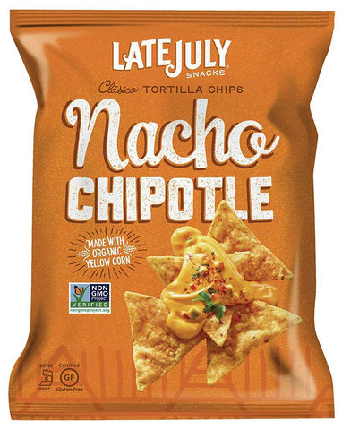 Late July Snacks Clasico Tortilla Chips Nacho Chipotle
