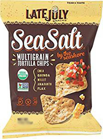 Late July Snacks Multigrain Tortilla Chips Sea Salt by the Seashore