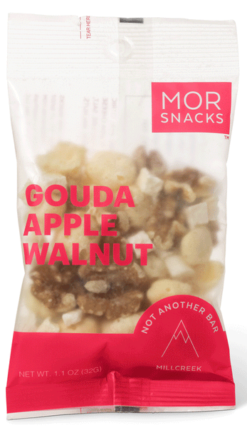 MOR Snacks MillCreek Gouda Apple Walnut
