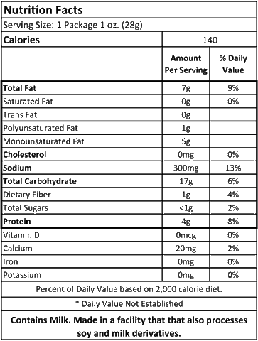 The Daily Crave Lentil Chips Aged White Cheddar