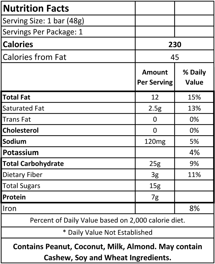 Nature Valley Packed Sustained Energy Bar Peanut Butter & Cranberry