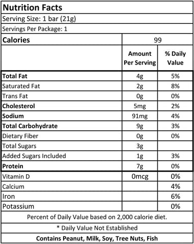 Jimmy Bar Skinny Wake and Focus Cookies and Cream