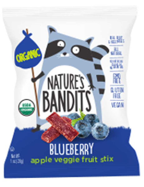 Nature's Bandits Blueberry Apple Veggie Fruit Stix