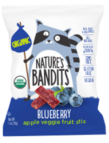 Nature's Bandits Blueberry Apple Veggie Fruit Stix
