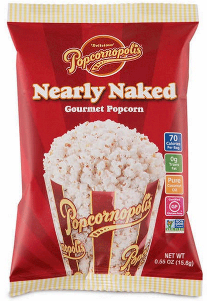Popcornopolis Nearly Naked Gourmet Popcorn