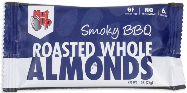 Nut Up Roasted Whole Almonds Smoky BBQ