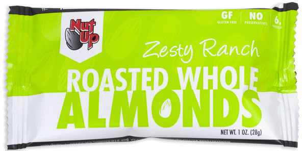 Nut Up Roasted Whole Almonds Zesty Ranch