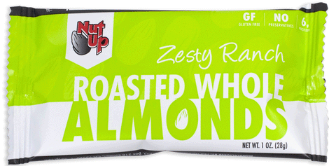 Nut Up Roasted Whole Almonds Zesty Ranch