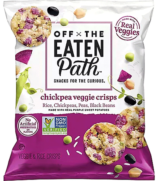 Off the Eaten Path Chickpea Veggie Crisps