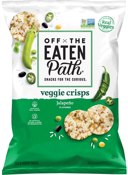 Off the Eaten Path Veggie Crisps Jalapeno