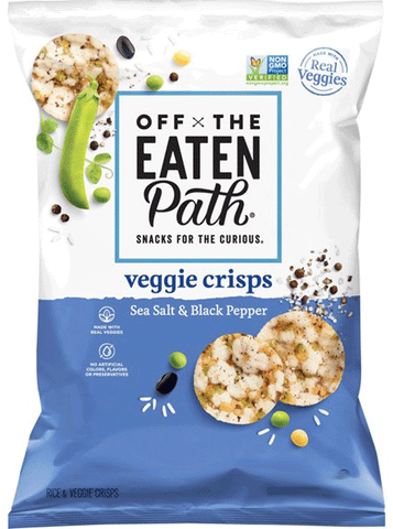 Off the Eaten Path Veggie Crisps Sea Salt & Black Pepper