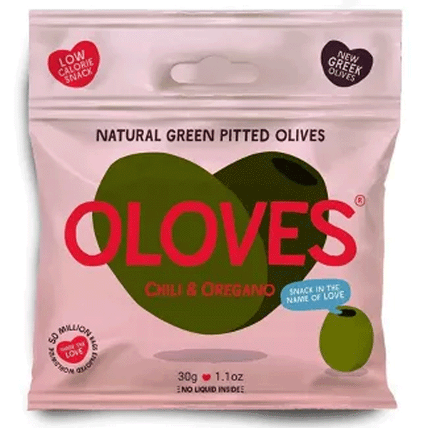 Oloves Chili & Oregano Green Olives
