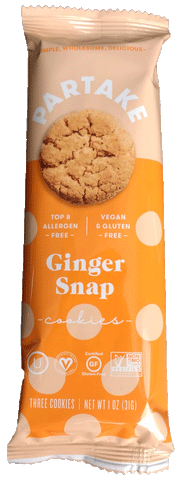 Partake Ginger Snap Cookies