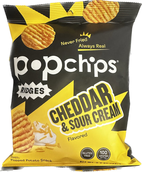 PopChips Ridges Cheddar & Sour Cream