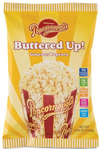Popcornopolis Buttered Up! Gourmet Popcorn
