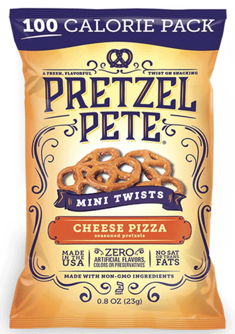 Pretzel Pete Mini Twists Cheese Pizza