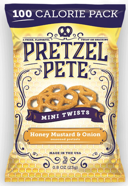 Pretzel Pete Mini Twists Honey Mustard & Onion