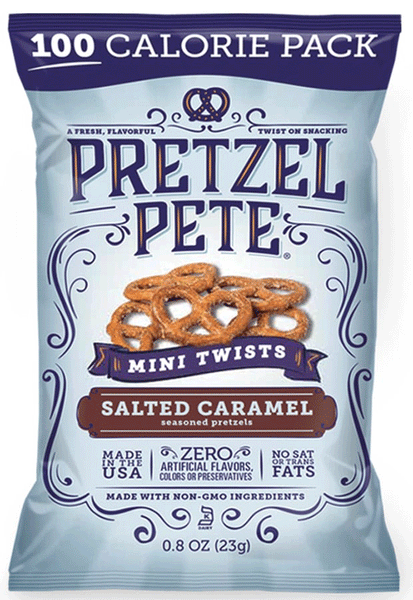 Pretzel Pete Mini Twists Salted Caramel