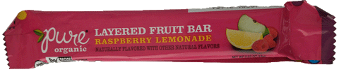 Pure Organic Layered Fruit Bar Raspberry Lemonade