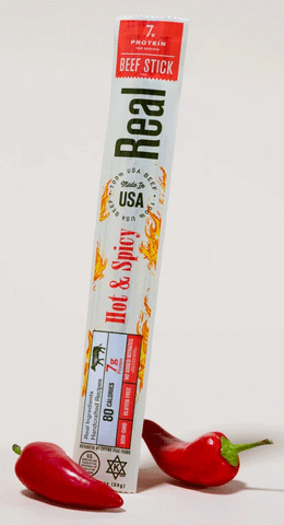 Real Snacks Beef Stick Hot & Spicy