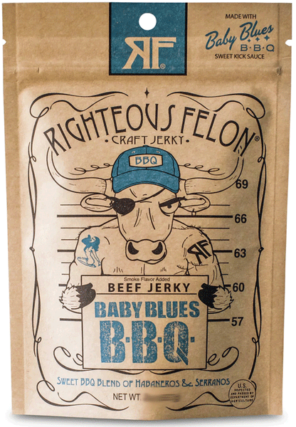 Righteous Felon Baby Blue's BBQ Beef Jerky