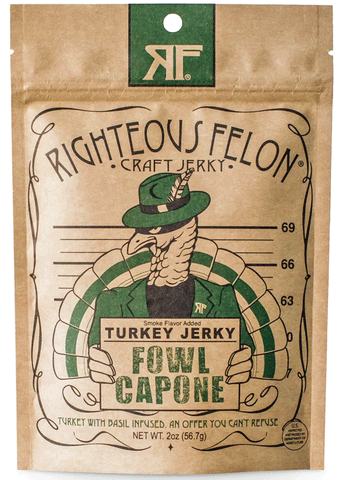 Righteous Felon Fowl Capone Turkey Jerky
