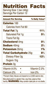 Rise Cranberry Apple Breakfast Bar