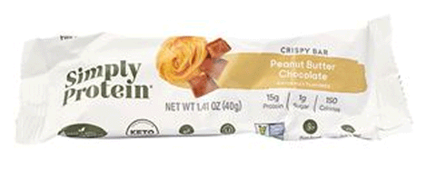 Simply Protein Peanut Butter Chocolate Crispy Bar