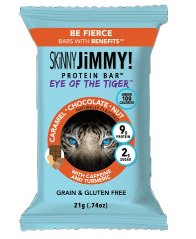 Jimmy Bar Skinny Eye of the Tiger Caramel Chocolate Peanut