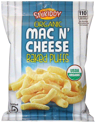 Snikiddy Organic Mac N' Cheese Baked Puffs