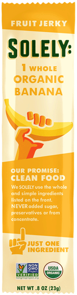 Solely Organic Banana Fruit Jerky