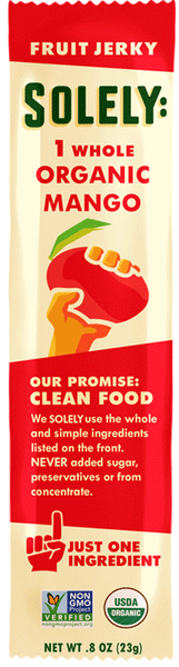 Solely Organic Mango Fruit Jerky
