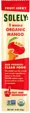 Solely Organic Mango Fruit Jerky