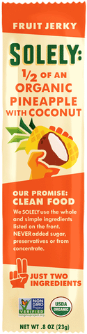 Solely Organic Pineapple with Coconut Fruit Jerky