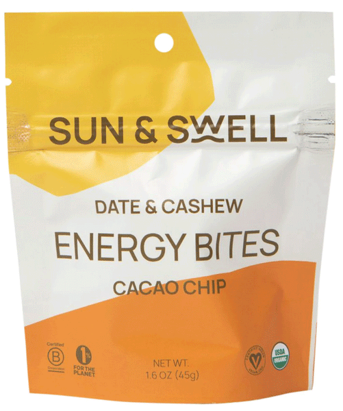 Sun & Swell Date & Cashew Bites Cacao Chip