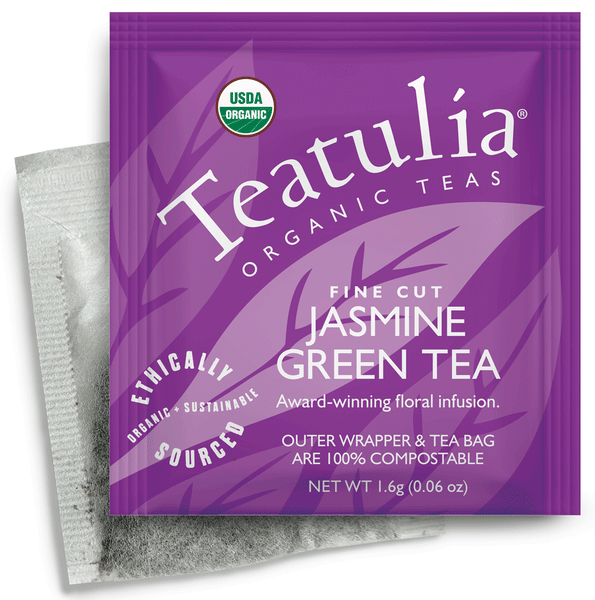 Teatulia Organic Teas Jasmine Green Tea