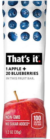 That's It Apple & Blueberries Fruit Bar