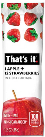 That's It Apple & Stawberries Fruit Bar