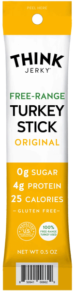 Think Jerky Free-Range Turkey Stick Original