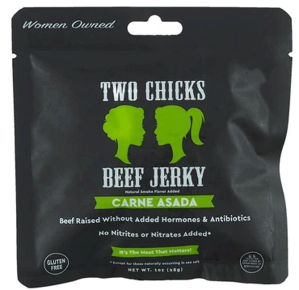 Two Chicks Beef Jerky Carne Asada